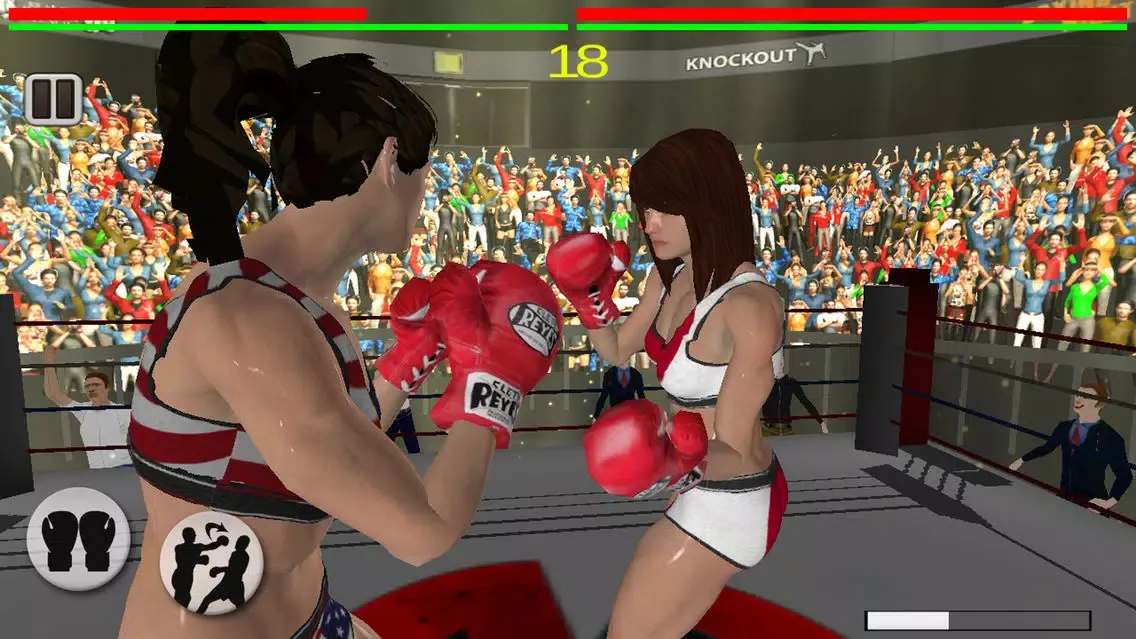 Capturas de tela do Real 3D Women Boxing Pro
