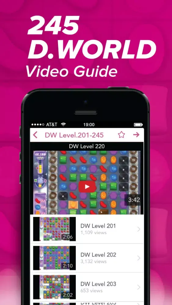 Captures d'écran de Guide for Candy Crush Saga - 850+ Video Guide, 40+ Text Guide! (Unofficial)