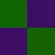 Purple and Green Purple and Green