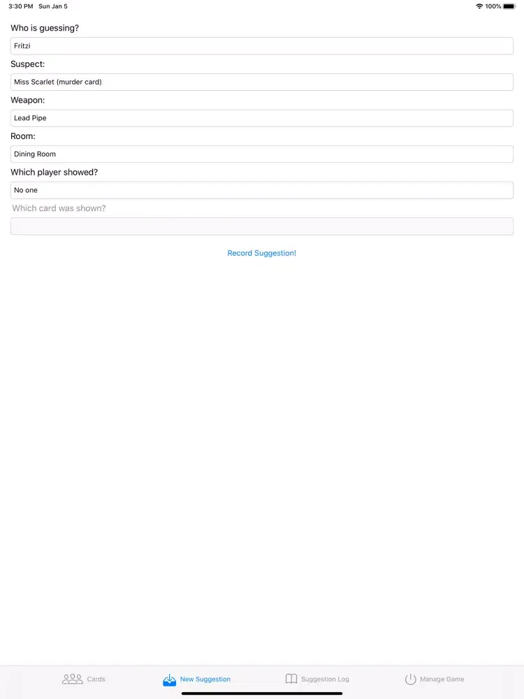 No Clue iPad 应用截图