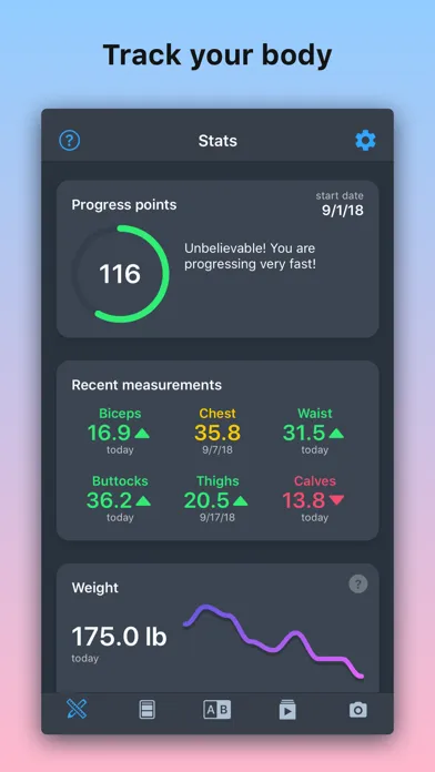 صور Body tracker: Photo & measure