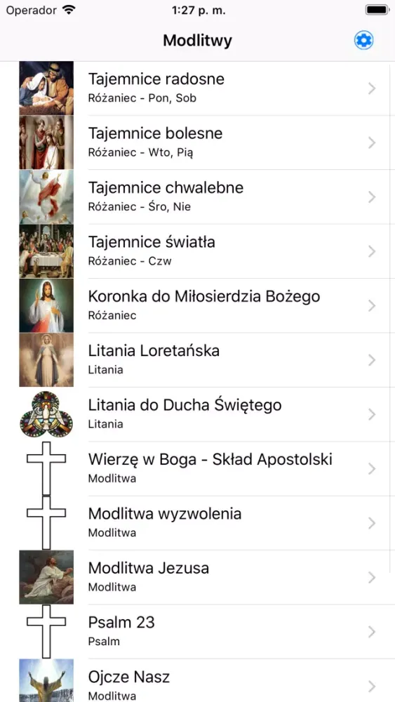 Capturas de pantalla de Różaniec audio polski