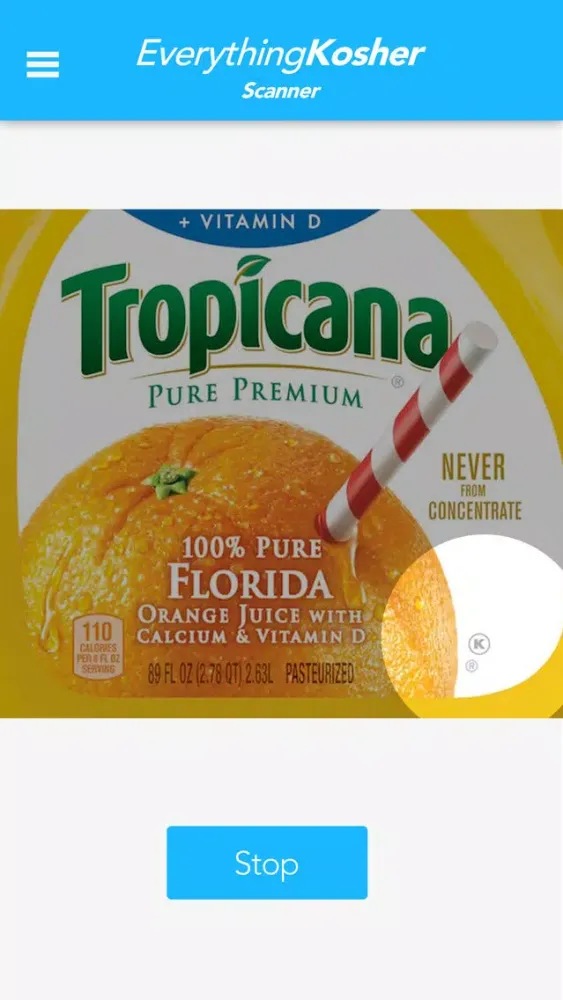 Capturas de tela do Everything Kosher App