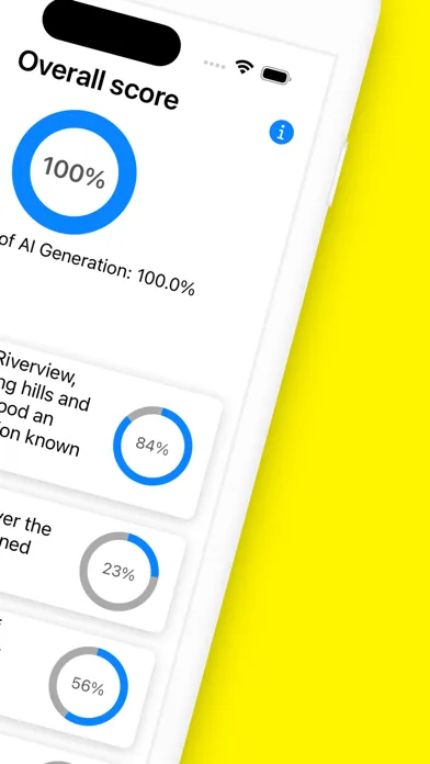 Ảnh chụp màn hình của AI Checker