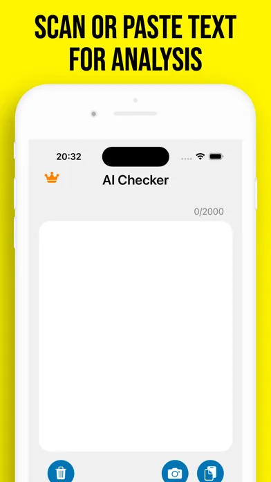 Ảnh chụp màn hình của AI Checker