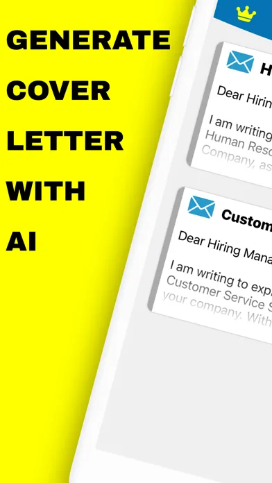 Скриншоты Cover Letter Creator Get Hired
