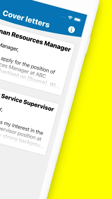 Скриншоты Cover Letter Creator Get Hired