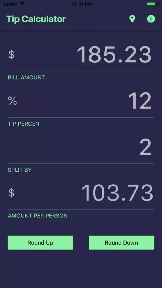 Tip and Split - Tip Calculator Screenshots