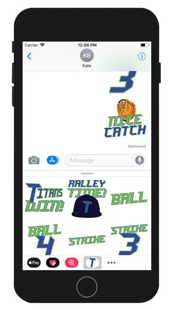 Titans Baseball Sticker Pack স্ক্রিনশট