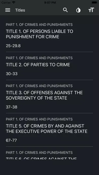 California Penal Code 2020 Screenshots