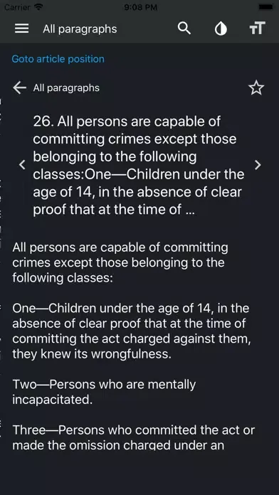 California Penal Code 2020 Screenshots