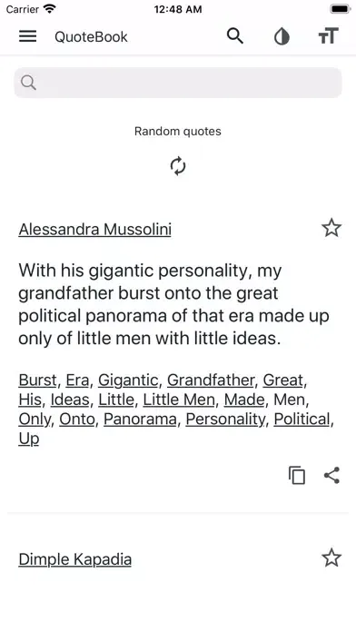Screenshot di Famous Quotes 50000 +