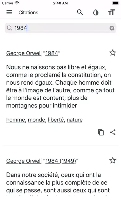 Citations et aphorismes (fr)应用截图