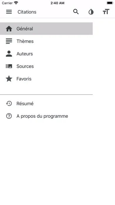 Citations et aphorismes (fr)应用截图