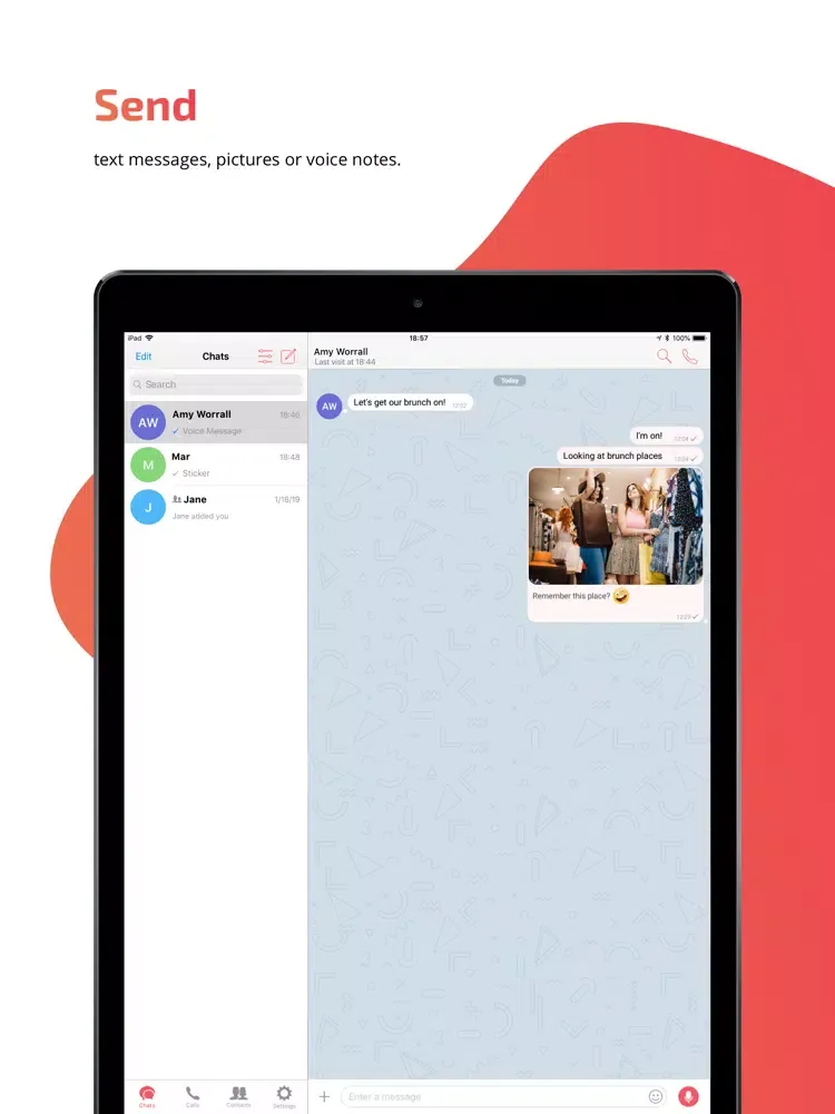 Talkify iPad  Ekran Görüntüleri