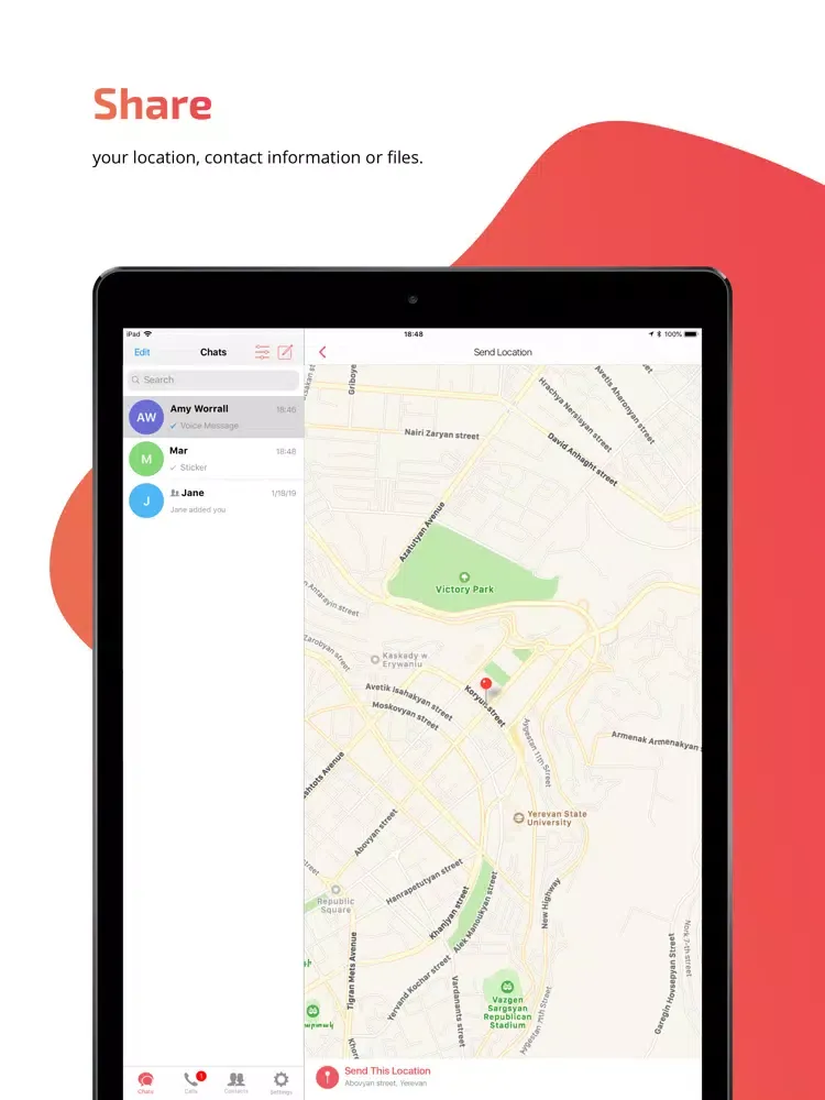 Talkify iPad  Ekran Görüntüleri