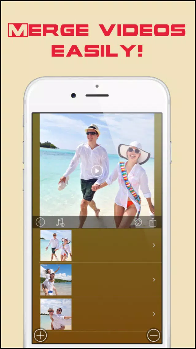 Video Merger and Movie Maker Pro with Text & Music应用截图