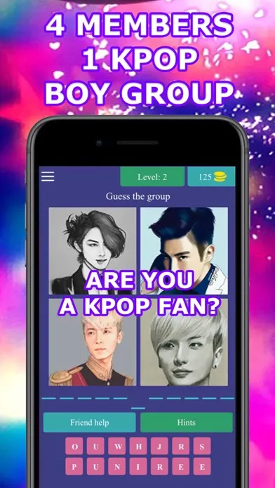 4 Members 1 KPop Boy Group 스크린샷