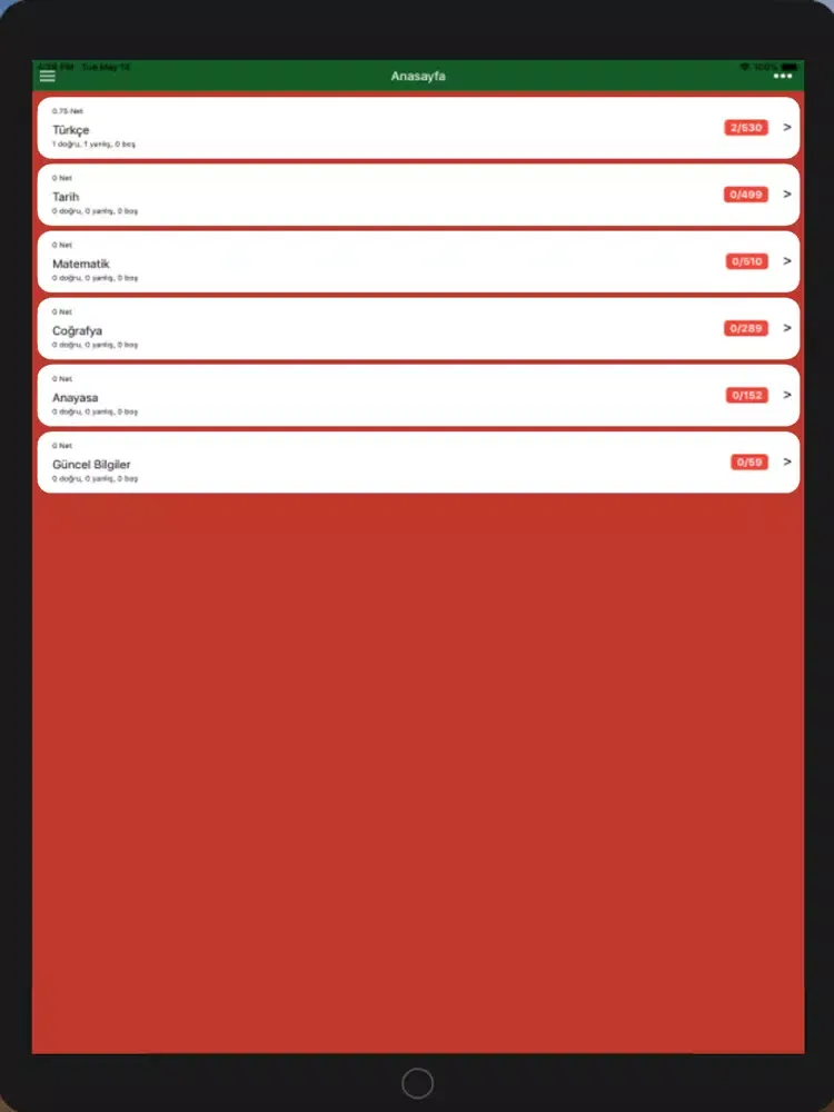 Screenshot di Çözümlü KPSS Çıkmış Soruları iPad 