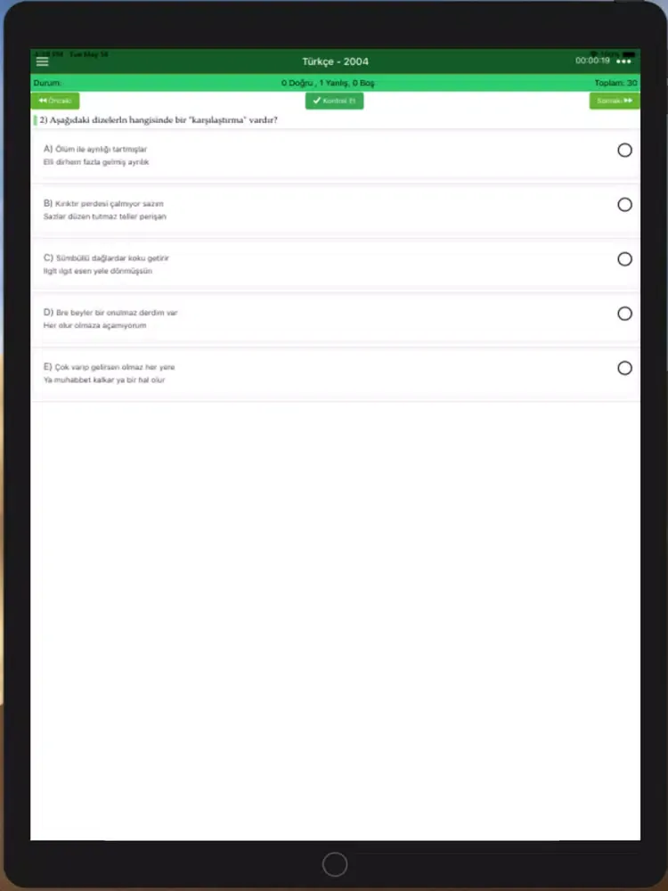 Screenshot di Çözümlü KPSS Çıkmış Soruları iPad 