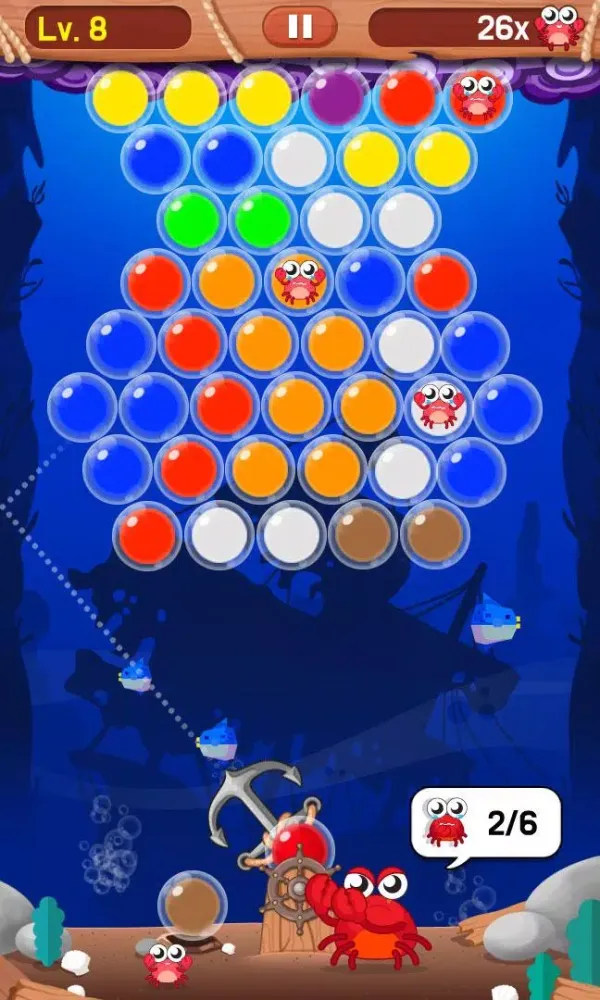 Bubble Shoot :Baby Crab Rescue應用截圖