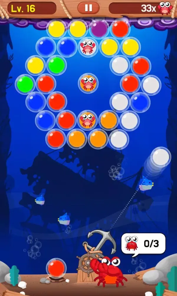 Bubble Shoot :Baby Crab Rescue應用截圖