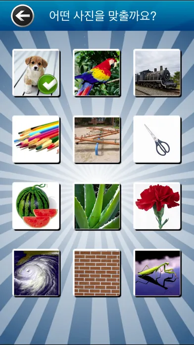 Capturas de pantalla de KIDS QUIZ - 부모와 함께하는 유아 사진 한글 공부
