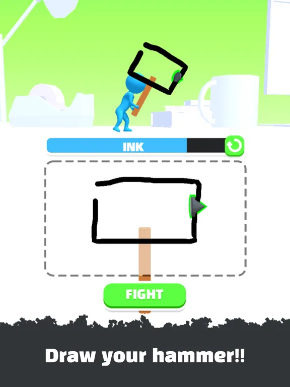 Zrzuty ekranu Draw Hammer - Drawing games iPad 