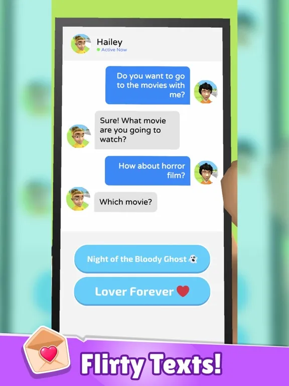 ภาพหน้าจอของ Kiss in Public: Dating Choices iPad 