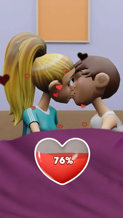 ภาพหน้าจอของ Kiss in Public: Dating Choices