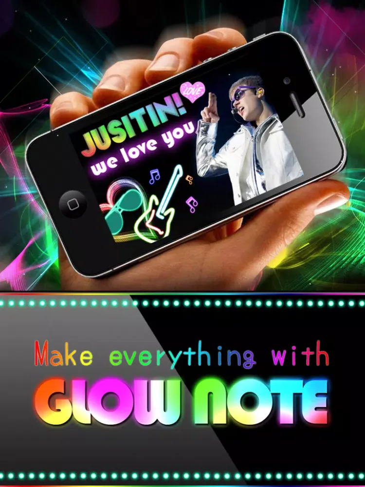 Captures d'écran de Draw Everything! GLOW Note Free! iPad 