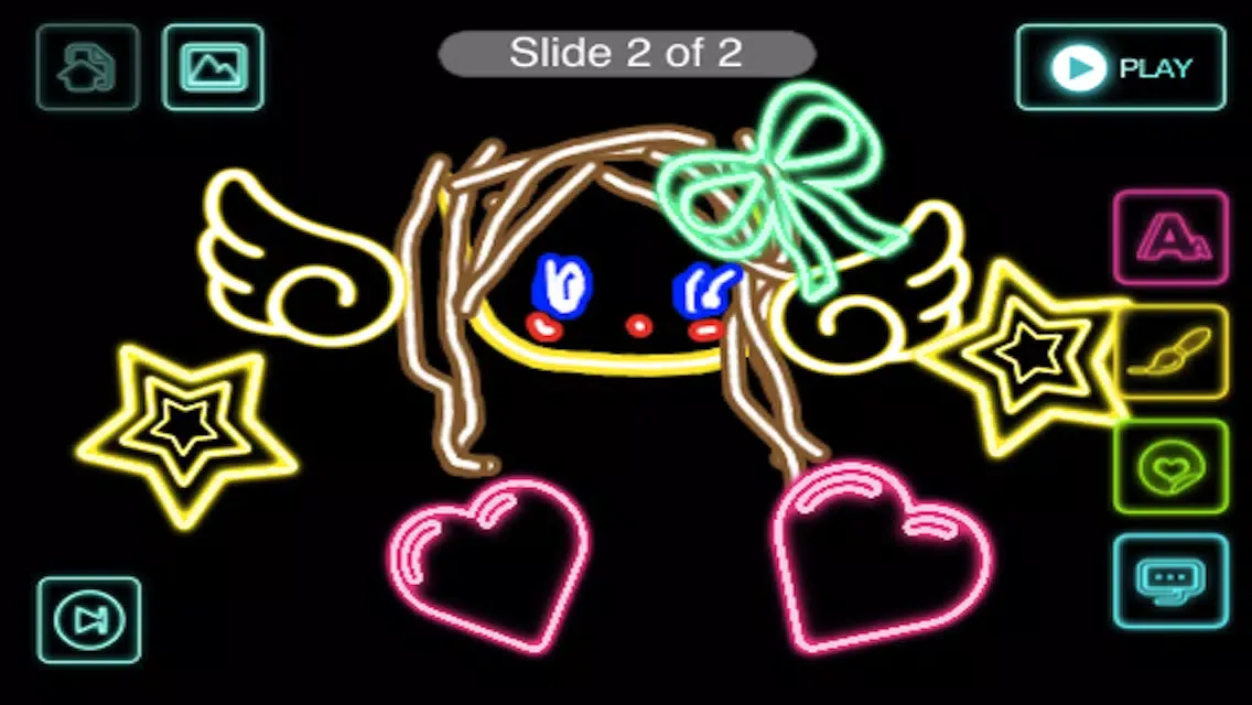 Captures d'écran de Draw Everything! GLOW Note Free!