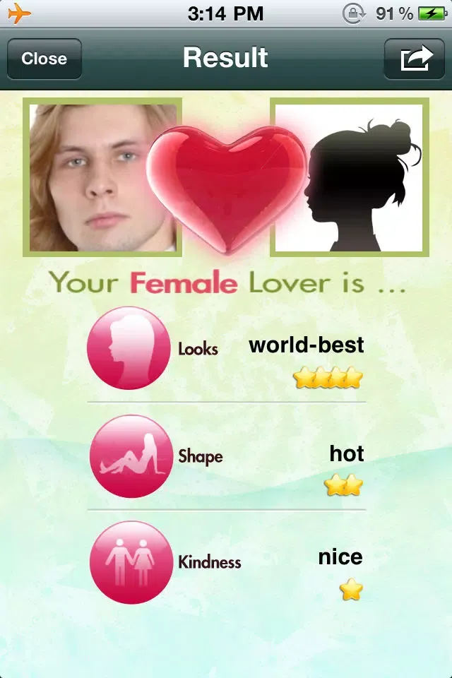 Tangkapan layar Love Predictor : Find your Lover