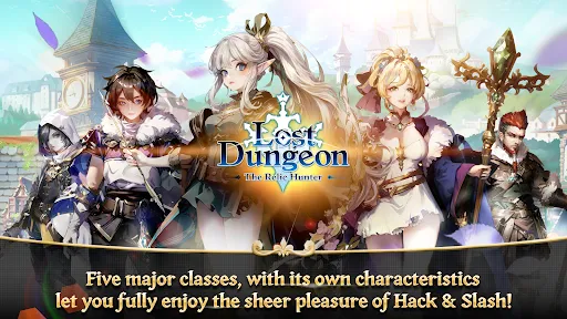 Tangkapan skrin Lost Dungeon：The Relic Hunter