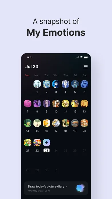 Screenshot di DrawMyToday - AI Picture Diary