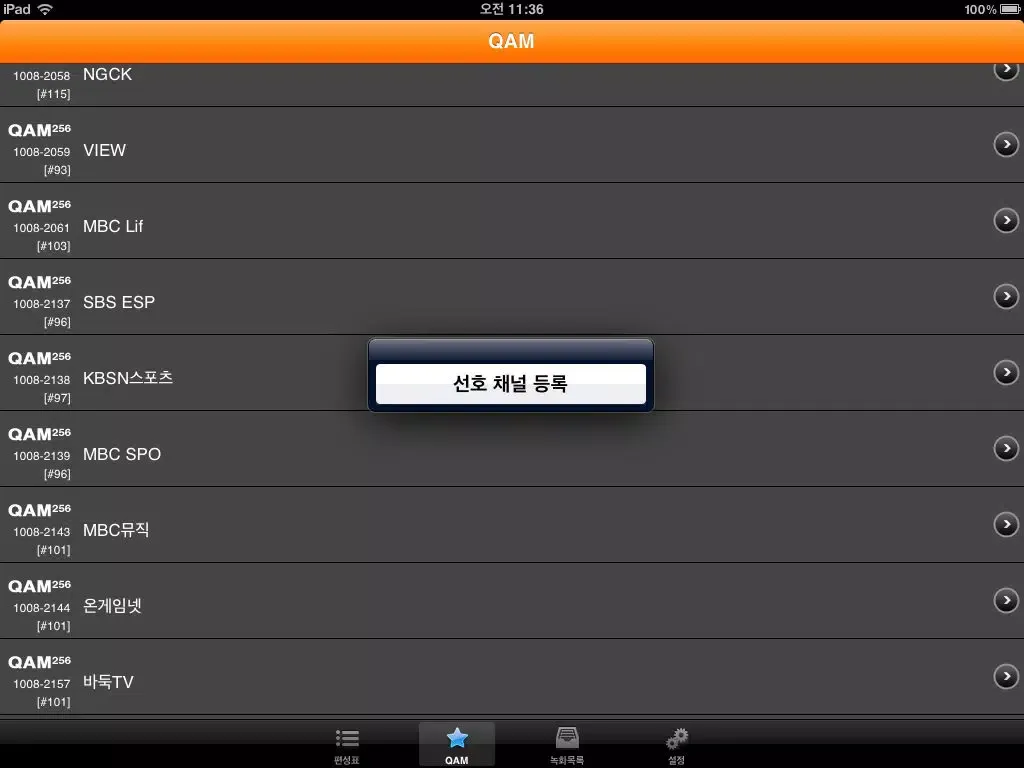 Скриншоты TVPLUG iPad 