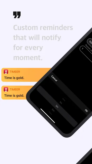 Timeer - Local Push Alarm应用截图