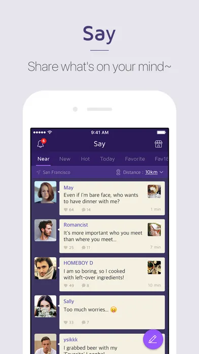 1km -New relationships, Groups应用截图