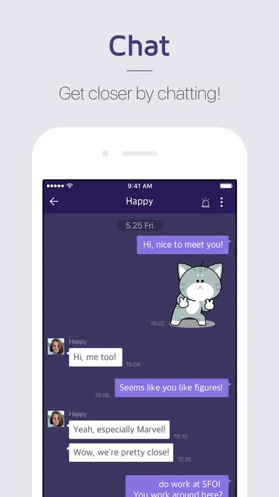 1km -New relationships, Groups应用截图