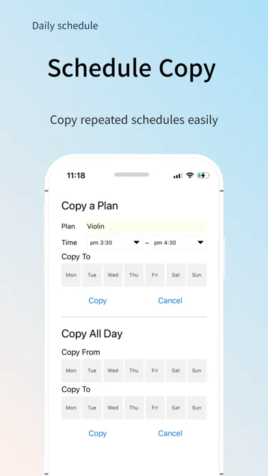 Daily Schedule -easy timetable应用截图