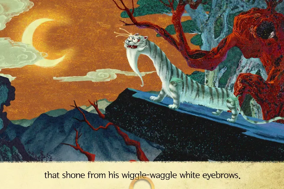 Capturas de pantalla de The Tiger with White Eyebrows for iPhone Lite