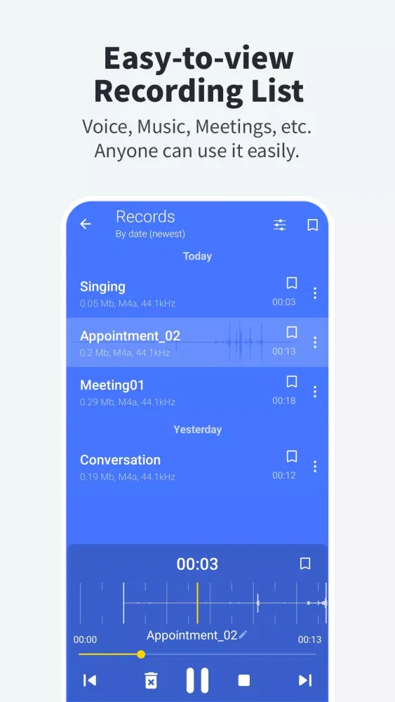 تصاویر Voice Recorder-Audio Recording