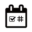 Hey To Do: Calendar,Hashtag