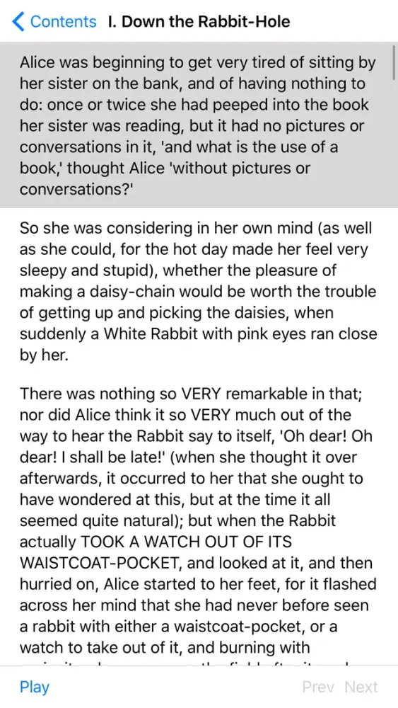 Alice's Adventures in Wonderland Lite スクリーンショット