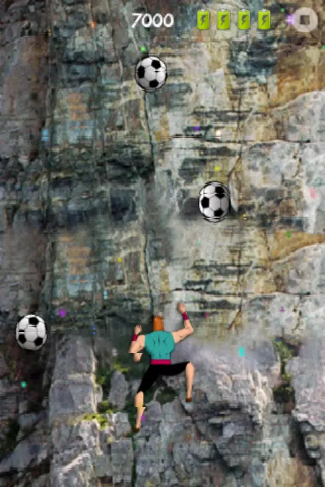 Tangkapan skrin Rock Climbing Game