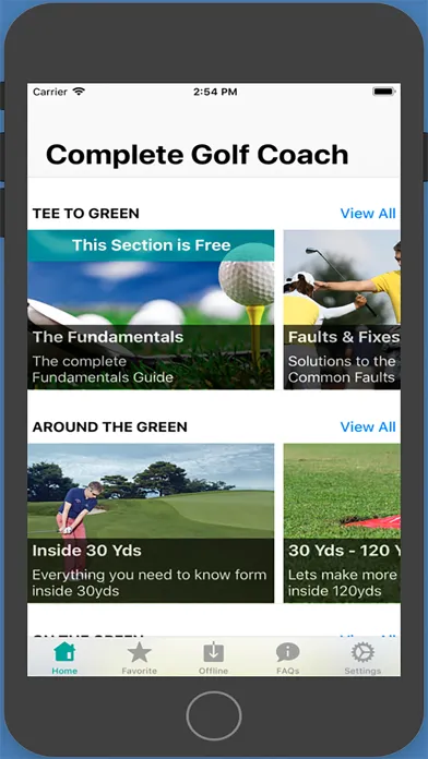 Zrzuty ekranu Complete Golf Coach