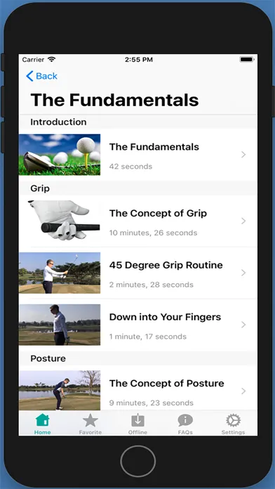 Zrzuty ekranu Complete Golf Coach
