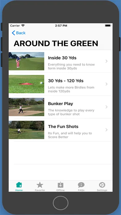 Zrzuty ekranu Complete Golf Coach