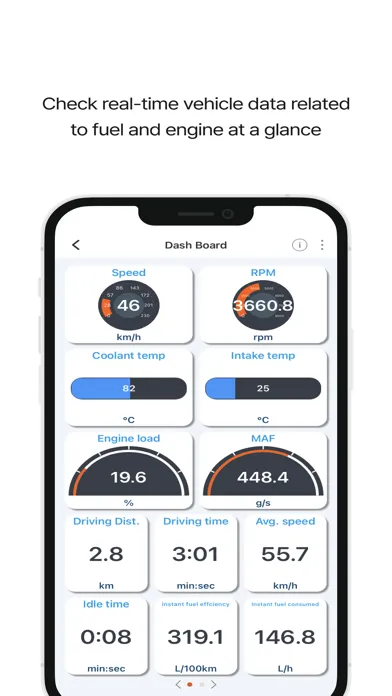 Tangkapan skrin Infocar - OBD2 ELM Scanner