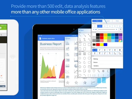 Polaris Office for MobileIron iPad  Screenshots